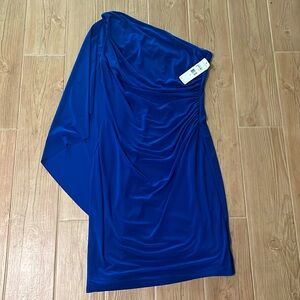 Lauren Ralph Lauren Women’s One Shoulder Ruched Dress NWT
